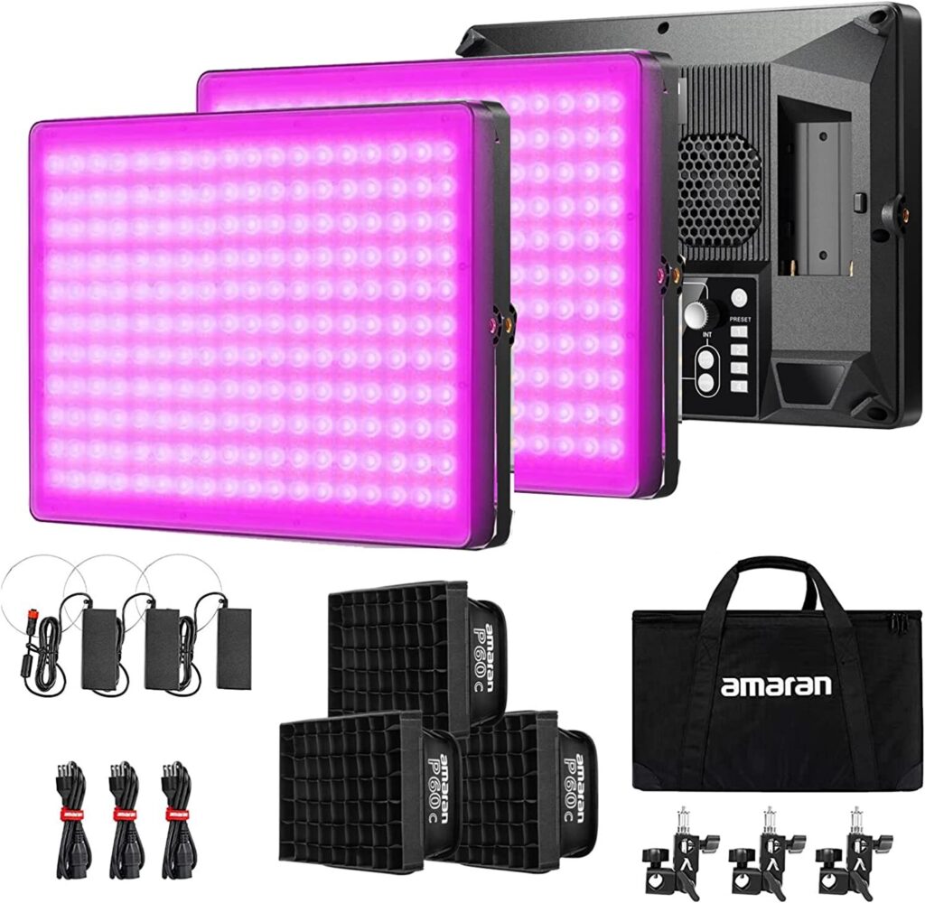 Набор светодиодных панелей Amaran P60C 3 kit 