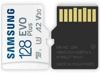 Карта памяти: microSD Samsung 128 Gb